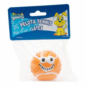 Juguete Para Mascota Pelota De Tennis En Látex SOLEIL Unidad