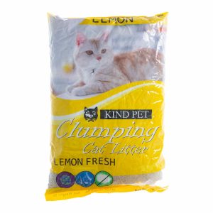 Arena Para Gatos Sanitaria Aroma Limón KIND PET 4 KG