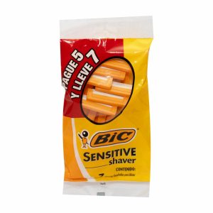 Afeitadora Desechable Caballero Sensitive BIC X 5 Uds