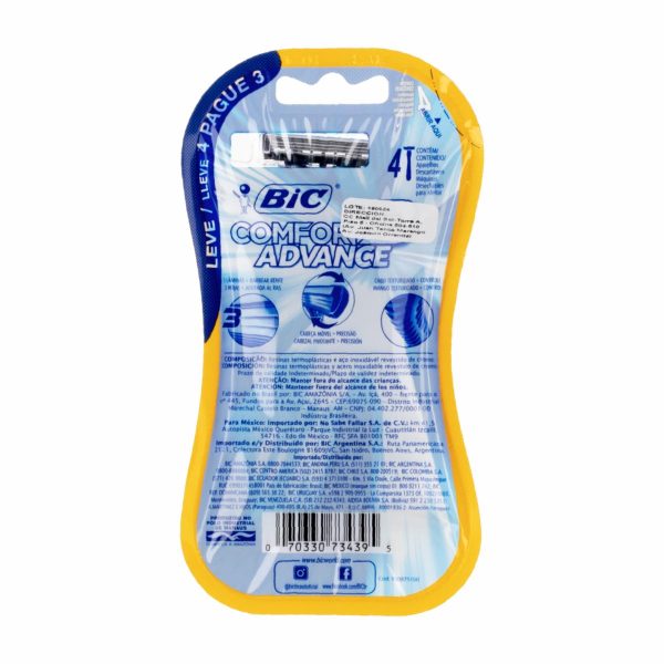 Afeitadora Desechable Caballero Prestobarba 3 Ultragrip GILLETTE - Image 2