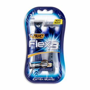 Afeitadora Desechable Caballero Flex 3 Extra Suave BIC X 2 Uds