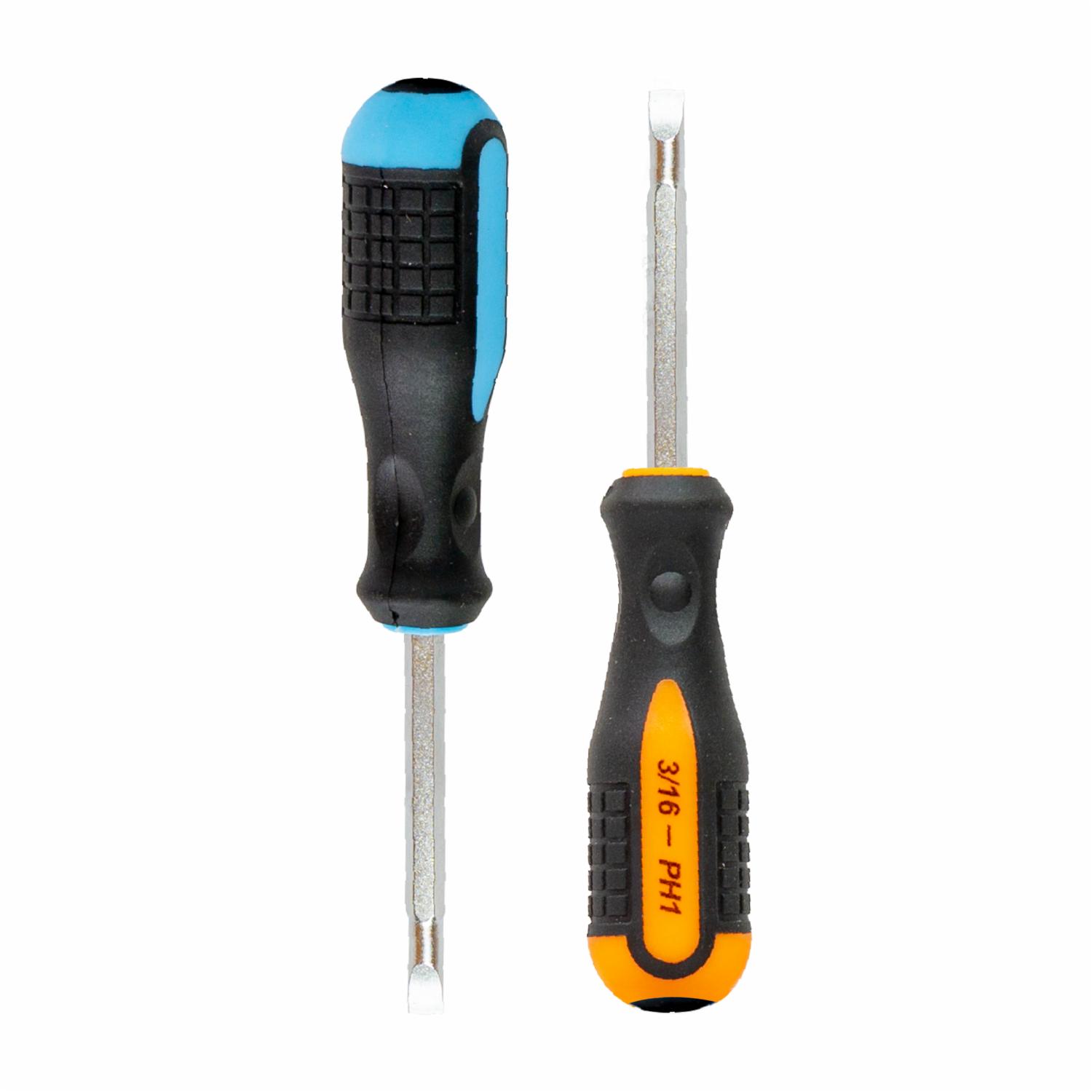 Destornillador Doble Extremo Plano y Estrella SE Unidad