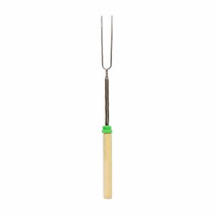 Horquilla Para Bbq De Acero Inoxidable Con Mango De Madera SE