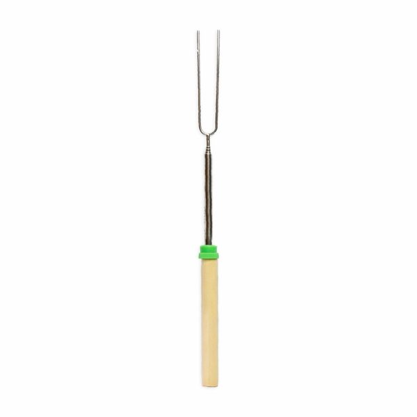 Horquilla Para Bbq De Acero Inoxidable Con Mango De Madera SE