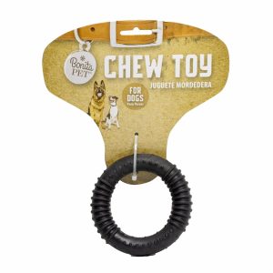 Juguete Para Mascota Anillo Negro Solido BONITA PET Unidad