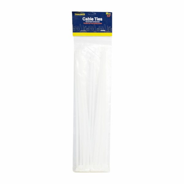 Sujetadores De Cables Color Blanco TOOLSHED