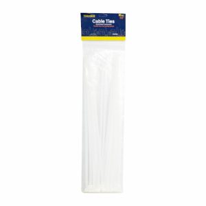 Sujetadores De Cables Color Blanco TOOLSHED Pack 30 Uds