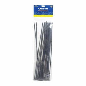 Sujetadores De Cables Color Negro TOOLSHED Pack 30 Uds