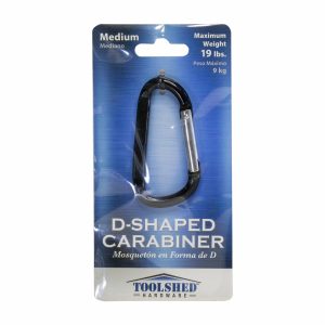 Mosquetón De Llavero Tamaño Mediano En Forma De D TOOLSHED Unidad