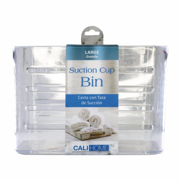 Cesta Rectangular Con Taza De Succión CALIHOME