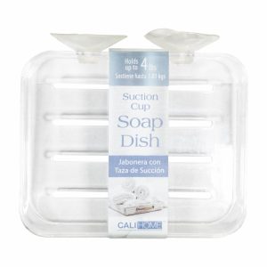 Jabonera Cuadrada Con Ventosa CALIHOME Unidad