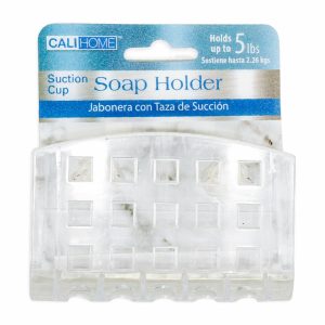 Jabonera Cesta Con Ventosa CALIHOME Unidad