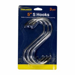 Pack Ganchos Metal De 12.7 Cm TOOLSHED X 3 Uds