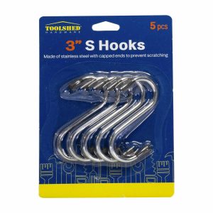 Pack Ganchos Metal De 12.7 Cm TOOLSHED X 5 Uds