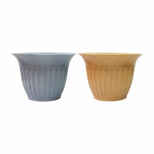 Maceta De Fibra Con Diseño Bambú BONITA HOME 13 Cm