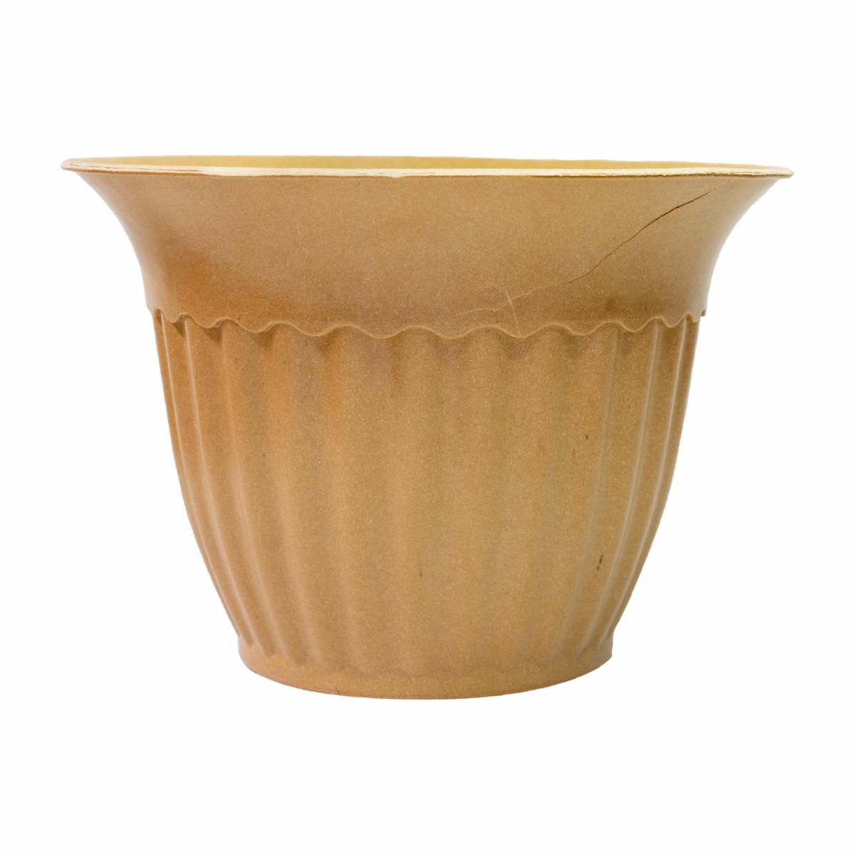 Maceta De Fibra Con Diseño Bambú BONITA HOME 13 Cm - Image 2