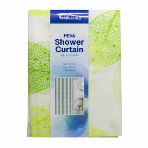 Cortina Para Ducha Hojas BONITA HOME 180 X 180 Cm