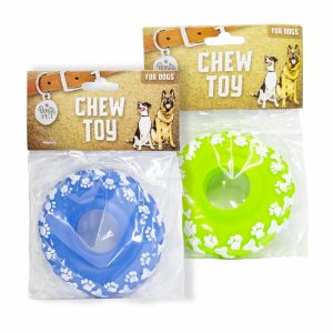 Juguete Para Mascota Diseño Llanta De 3 Colores BONITA PET Unidad