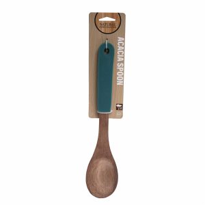 Cuchara Para Servir De Madera Con Mango De Silicona BONITA HOME