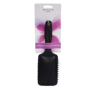 Cepillo De Cabello Negro Con Espejo BONITA CARE Unidad