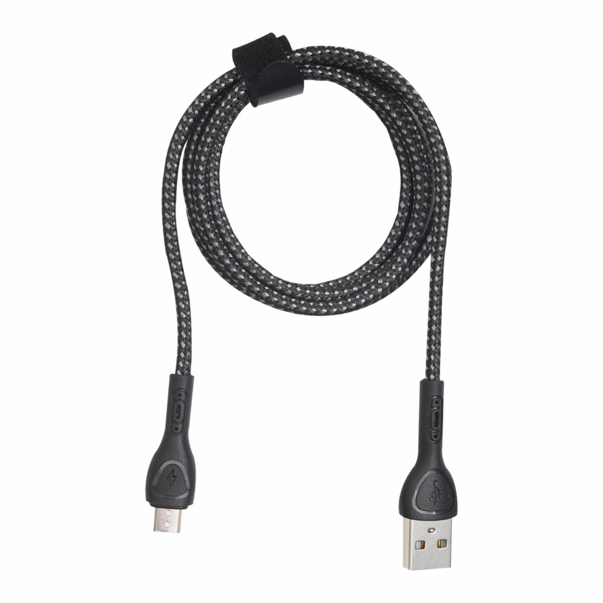 Cable USB LS481 2.4A 7 LED LDNIO 1 Metro