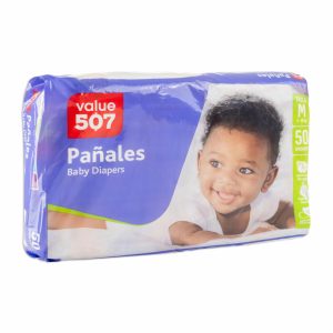 Pañales Mega Mediano VALUE 507 X 50 Uds