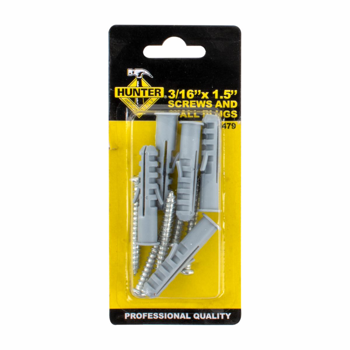 Tornillos Con Tacos 3/16 HUNTER X5 Uds