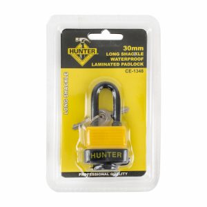 Candado Laminado Arco Largo A Prueba De Agua HUNTER