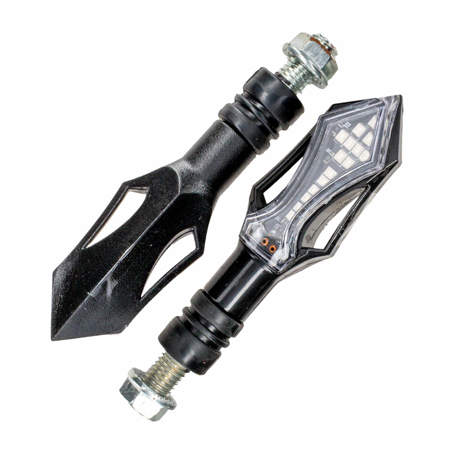 Luces Led Para Moto Color Rojo TAEKO Set X 2 Uds