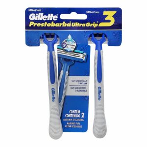 Afeitadora Desechable Caballero Prestobarba 3 Ultragrip GILLETTE