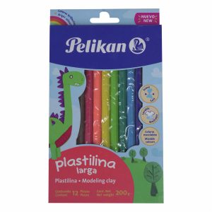 Plastilina Moldeable Larga PELIKAN X 12 Uds