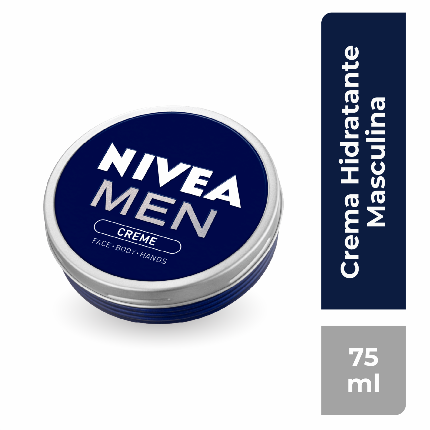 Crema Hidratante Para Cara Cuerpo Y Manos NIVEA MEN 75 Ml - Image 2