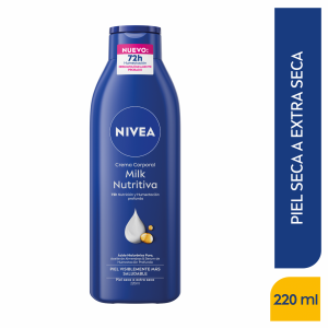 Crema Corporal Milk Nutritiva Piel Extra Seca NIVEA 220 Ml