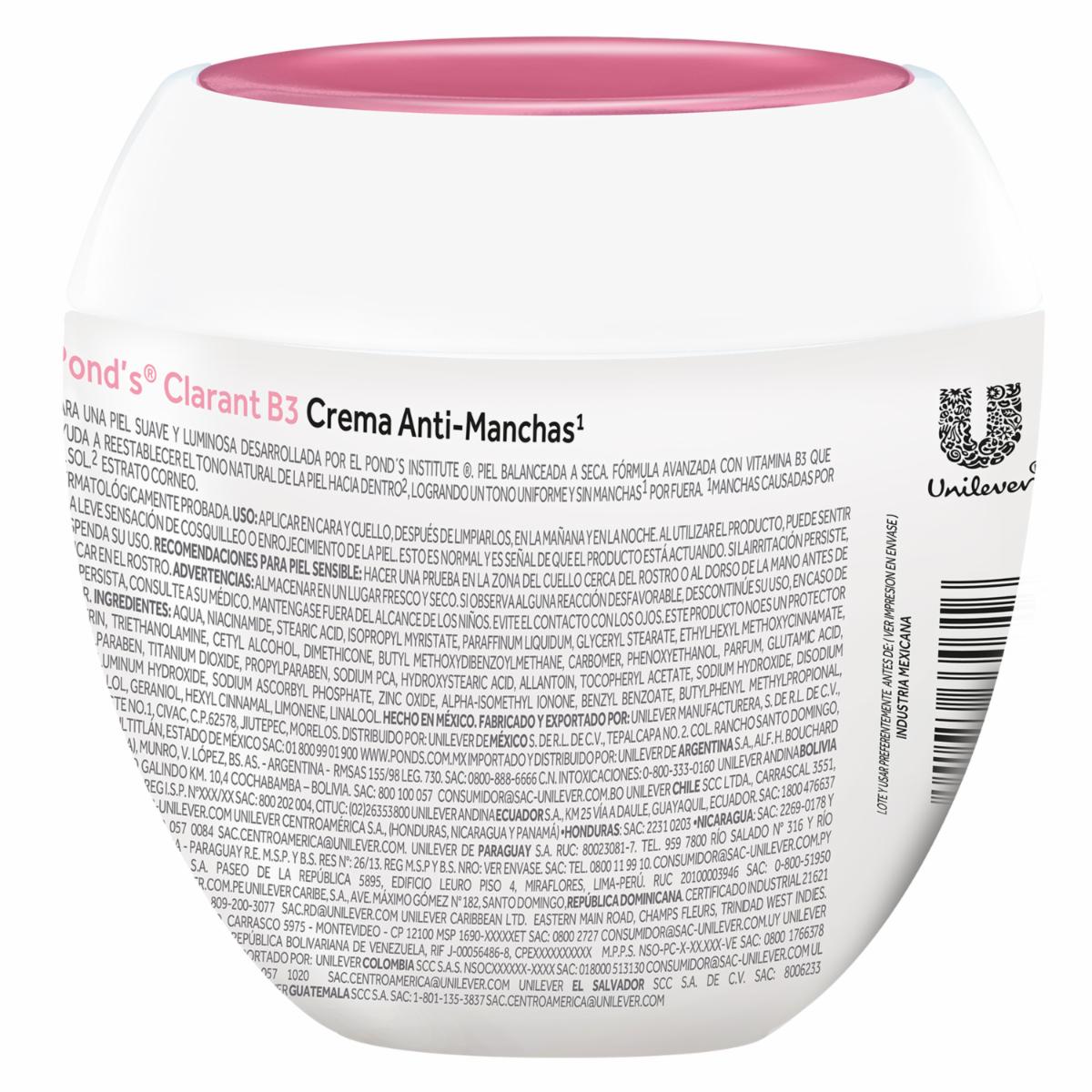 Crema Facial Clarant B3 Seca 50G. POND'S 50 G - Image 2