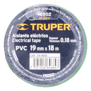 Cinta Taipe Elec18M Verde TRUPER Unidad