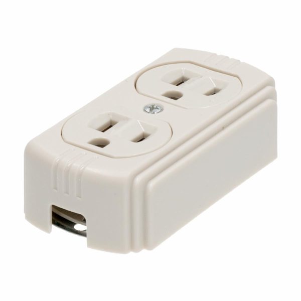 Tomacorriente Doble Polar 125V15 Avoltec PRETUL - Image 2