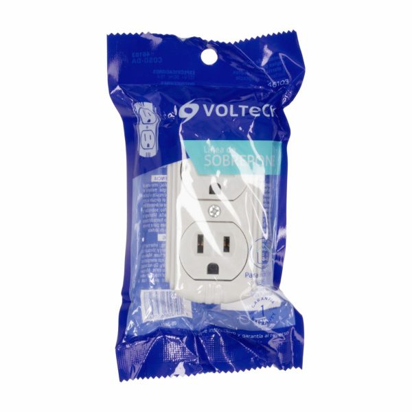 Tomacorriente Doble Polar 125V15 Avoltec PRETUL - Image 3