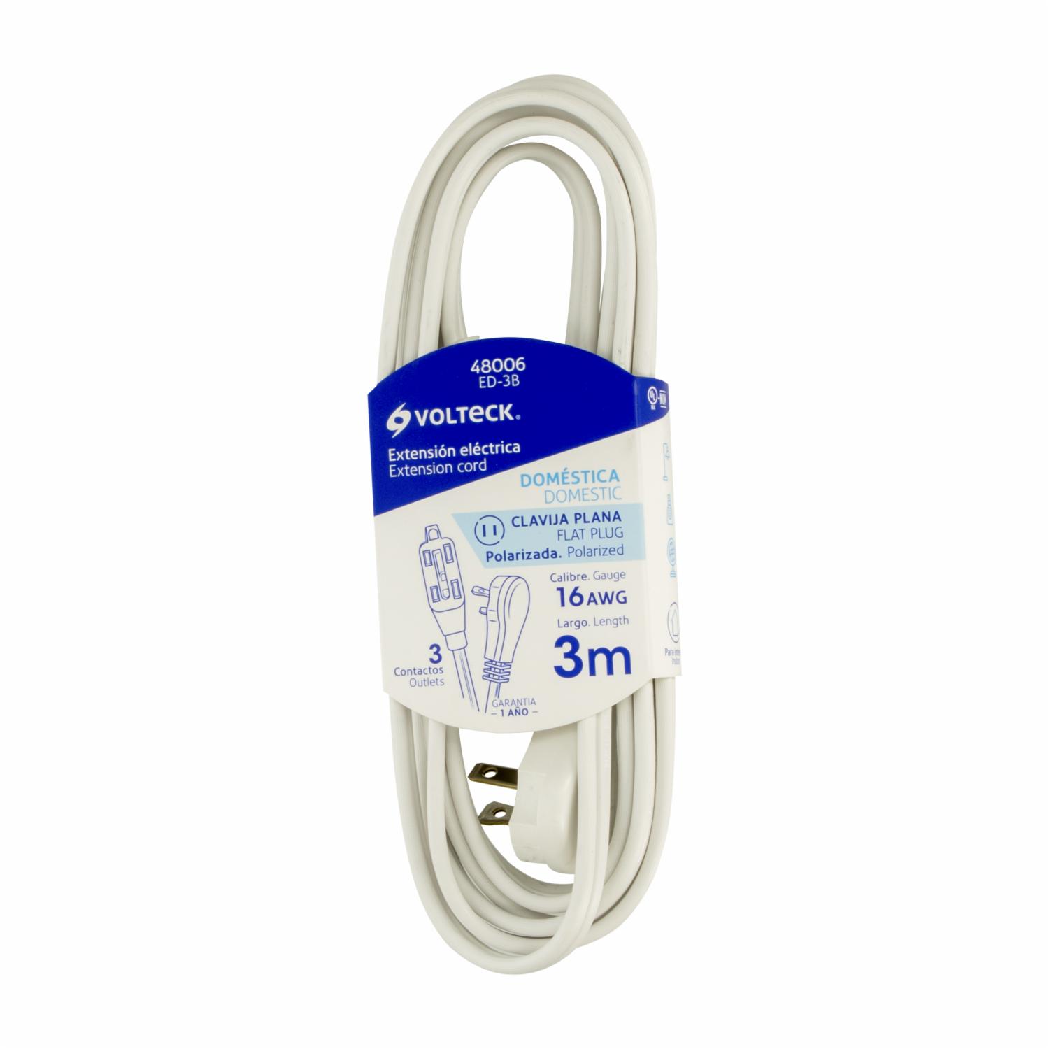 Extensión Eléctrica 2X16 VOLTECK Unidad