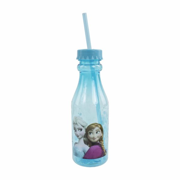 Botella Tomatodo Con Pitillo Diseño Frozen FUN KIDS