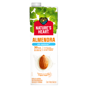 Bebida De Almendra Sin Azúcar NATURE´S HEART 369 G