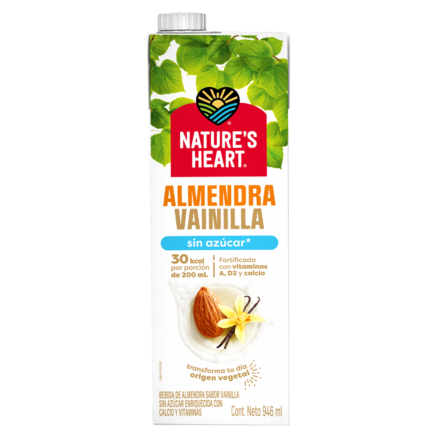 Bebida De Almendras Con Vainilla NATURE’S HEART Tetrapak