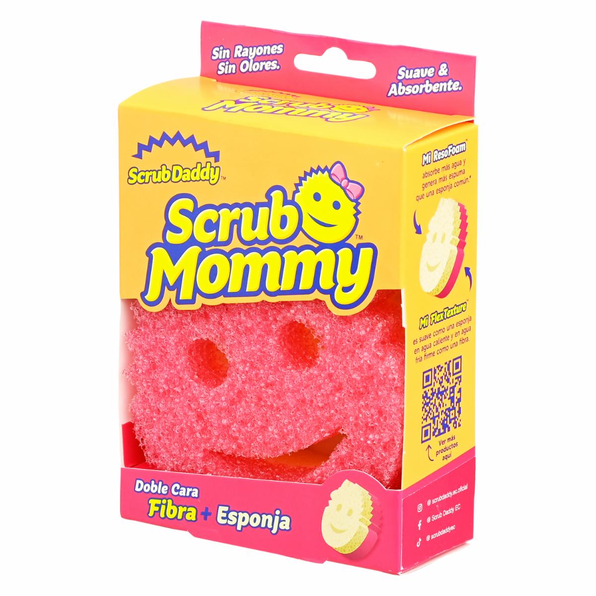 Esponja Lavavajillas Doble Cara Fibra Y Esponja SCRUB MOMMY Unidad