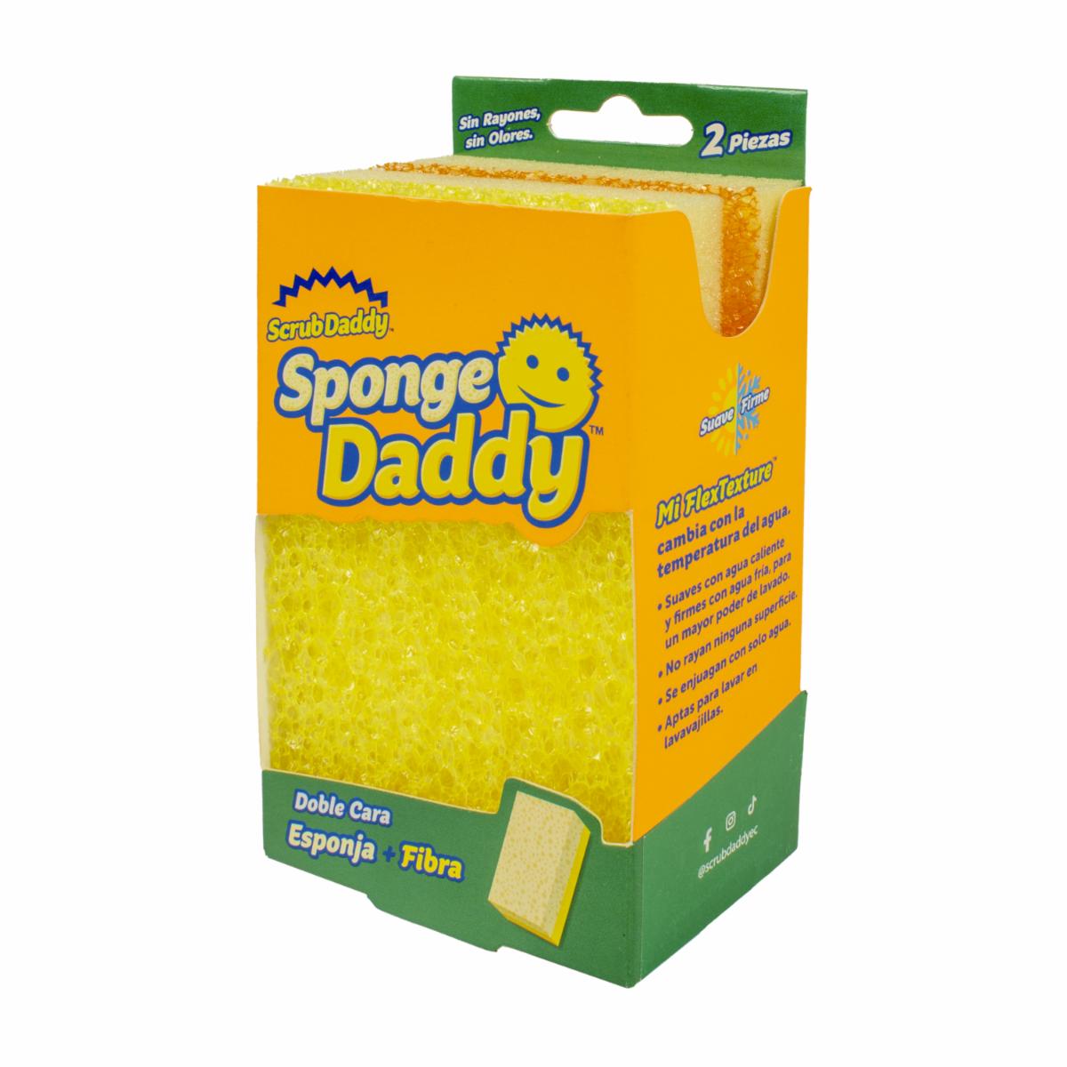 Esponja + Fibra Doble Cara SCRUB DADDY X 2 Uds