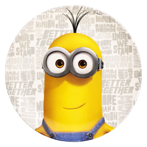 Plato Bambú Minioms Varios Diseños FUN KIDS 23 Cm