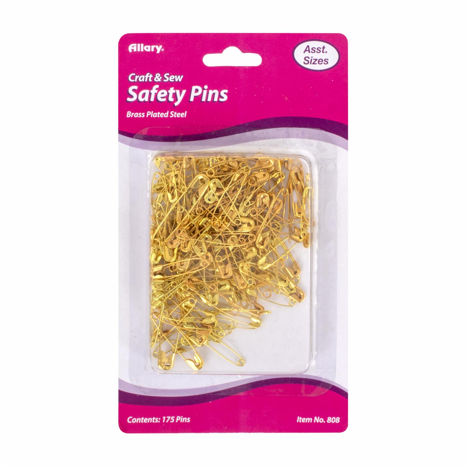 Imperdibles Doradoes Para Costura Tamaños Surtidos ALLARY X 175 Uds