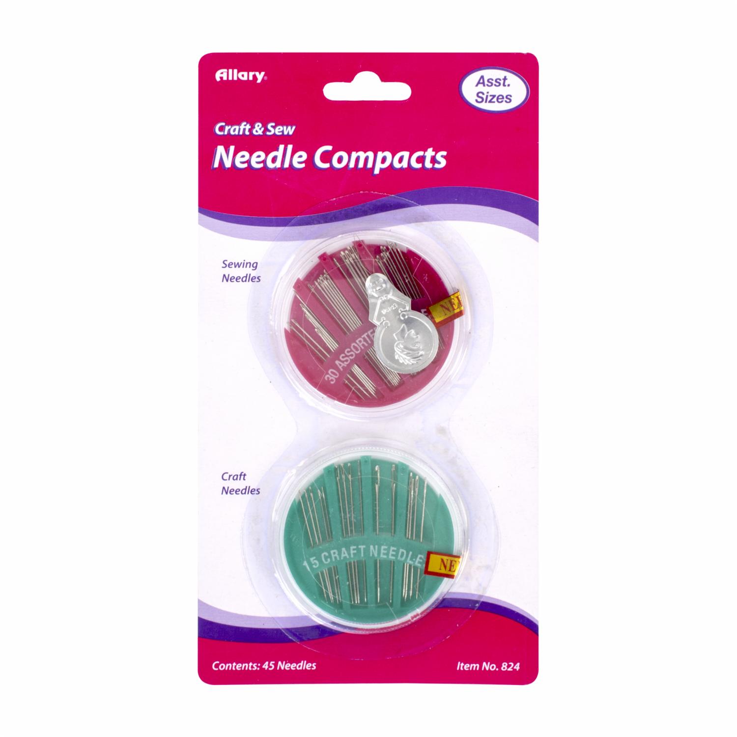 Set De Agujas Para Costura Pre-Roscadas ALLARY X 45 Uds