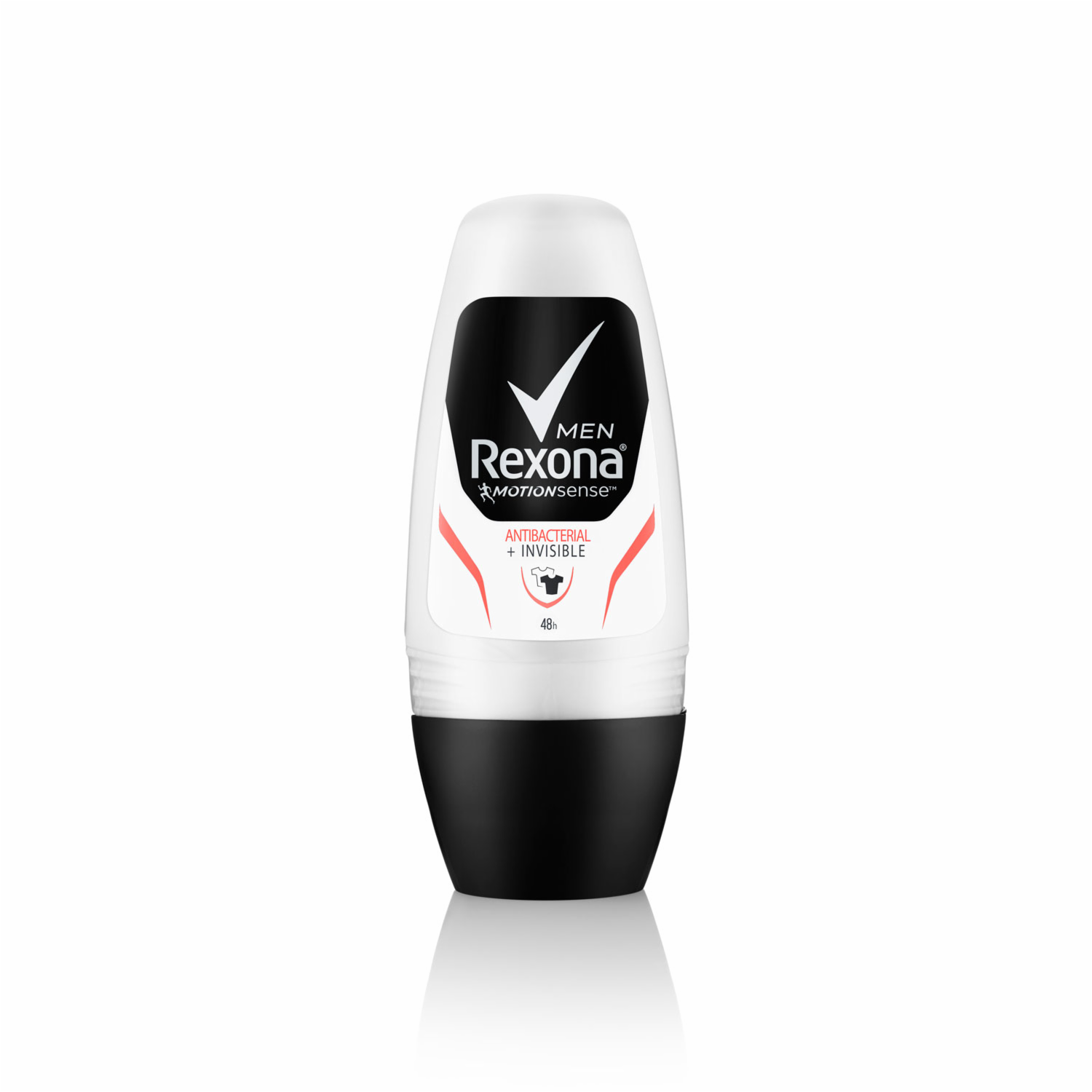 Desodorante En Roll On Men Invisible Antibacterial REXONA 50 G