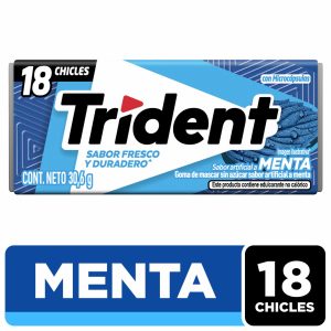 Chicles Sabor A Menta TRIDENT 30.60 G