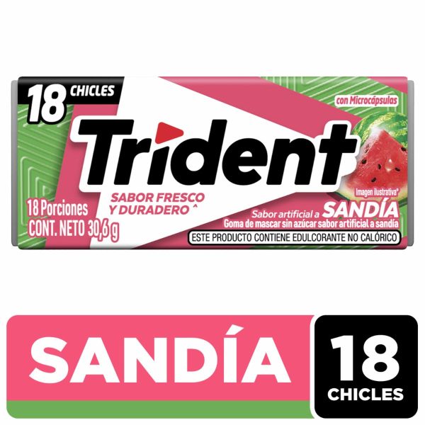 Chicles Sabor A Sandía TRIDENT 30.60 G