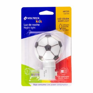Luz De Noche Con Interruptor Balón Soccer 4W TRUPER Unidad